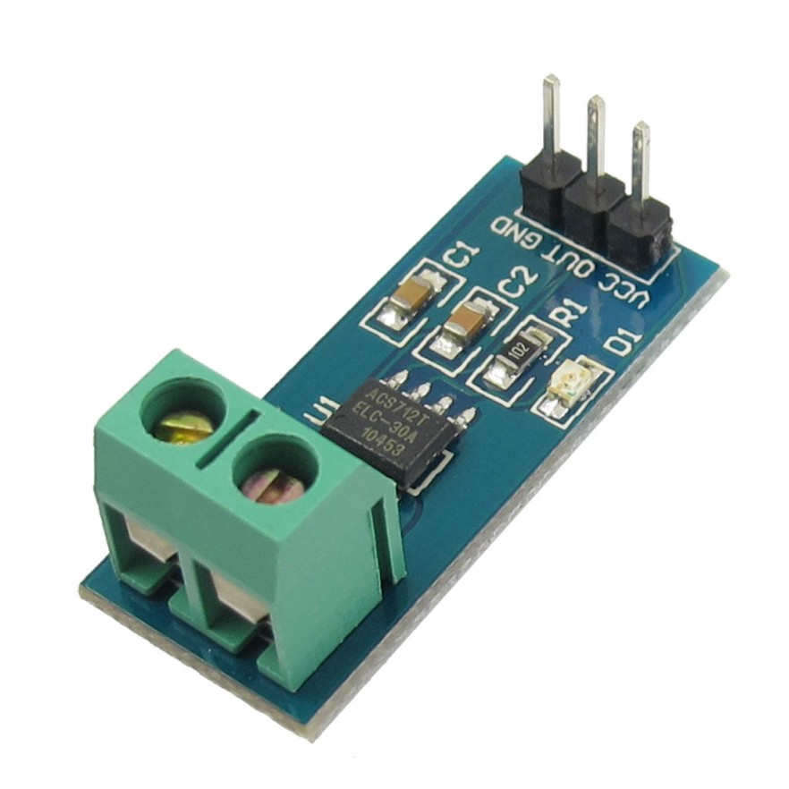 Módulo Sensor de Corrente Elétrica ACS712 - 30A