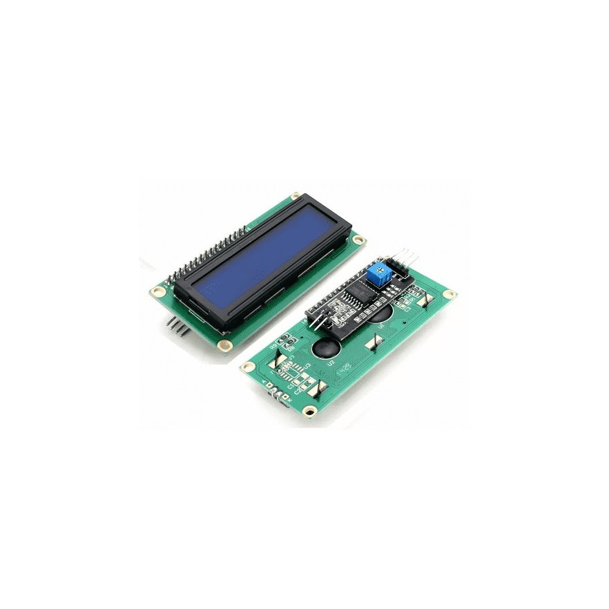 DISPLAY LCD  (16X02 - AZ/BR) com MÓDULO I2C