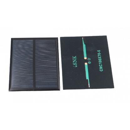 Mini Painel Solar Fotovoltaico 5,0V 1,0W (100x70mm)